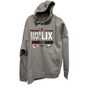NEW Nike Super Bowl LIX Matchup KC Chiefs vs. Philadelphia Eagles XXL Hoodie